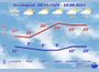 Жълт код за значителни валежи и за гръмотевици в десет области от Западна и Централна България издаде за утре НИМХ